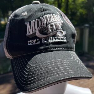 Montana City Black and Gray Women's Cap. Great Condition.